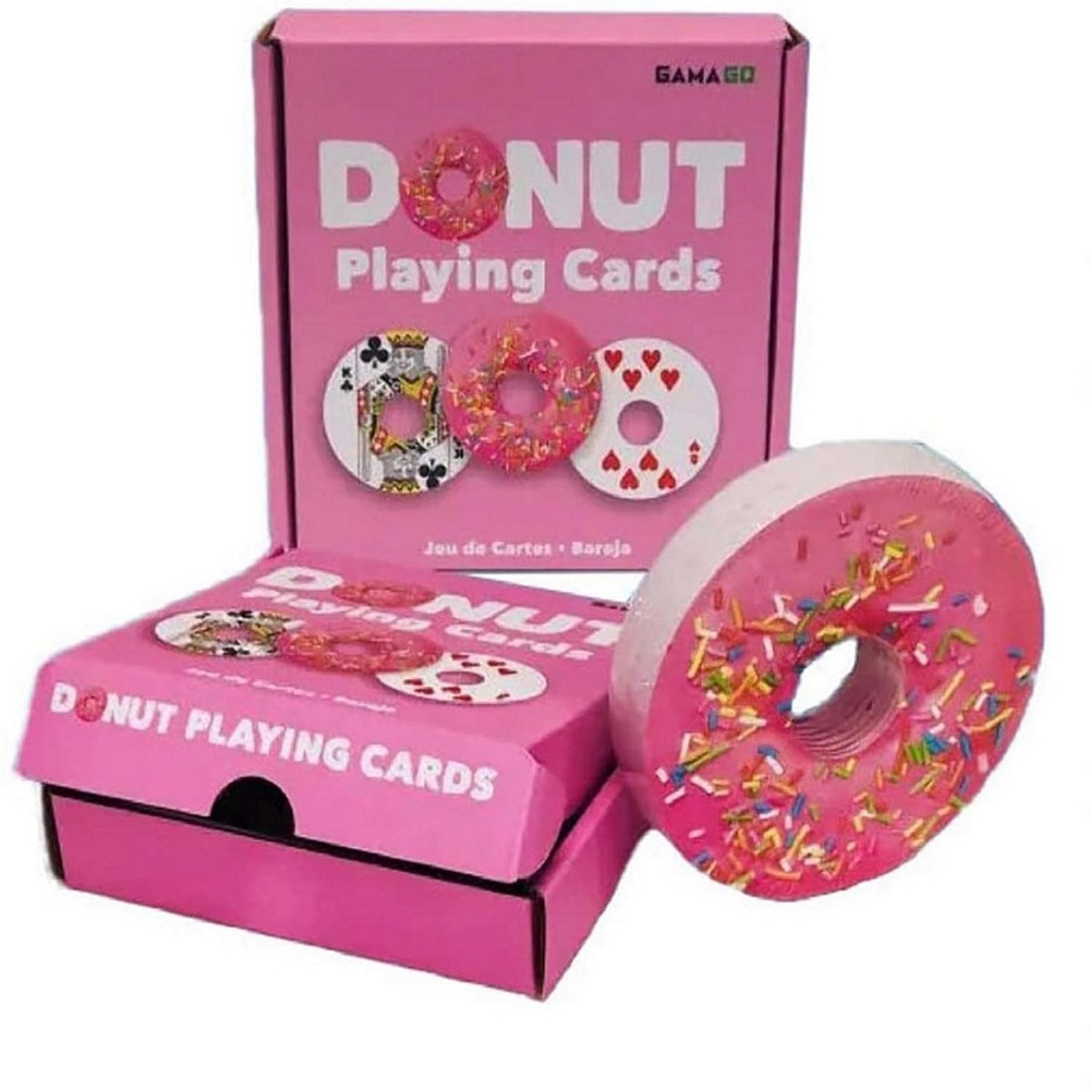 Pink Donut Playing Cards